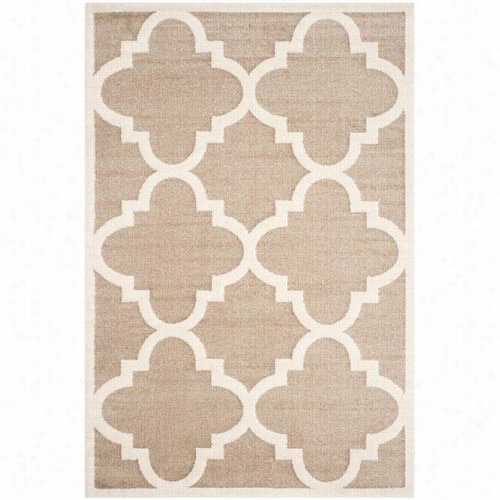 Safavieh Amt423s Amherst Polypropylene Power Loomed Whea T/beige Area Rug