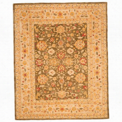 Safavieh An553a Anatolia Wool Hand Tufted Green/gold Rug