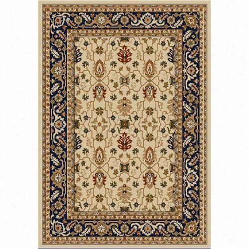 Safavieh Aus1620-1170 Austin Polypropylene Ableness Loomed Cream/navy Area Rug