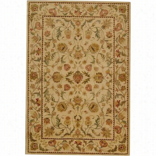 Safavieh Brg161b Bergama Wool Hand Tufted Ivory/ivory Rug