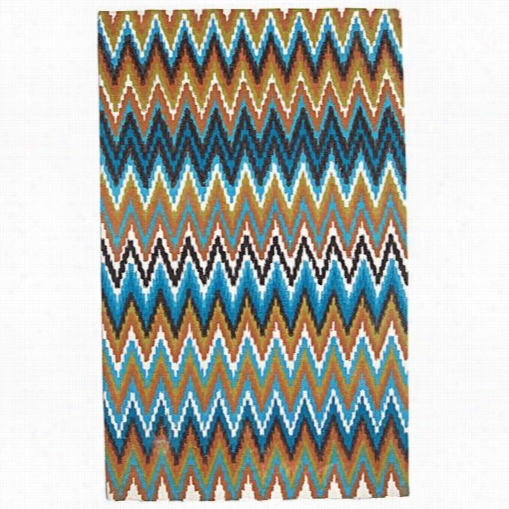 Safavieh Cd R145b Cedar Brook Cotton Pile Hand Loomed Teal/rug