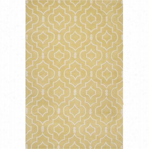 Safagieh Cht736l Chathaj Wool Hand Tufted Light Gold/ivoryrug