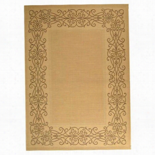 Safavieh Cy1588-3001 Courtyard Synthetic Machine Mafe Natural/brown Area Rug