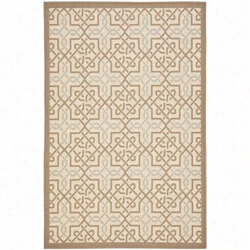 Safavieh Cy7931-79a18 Courtyard Polyprophlene Machine Made Light Grey/a Nthracite Area Rug