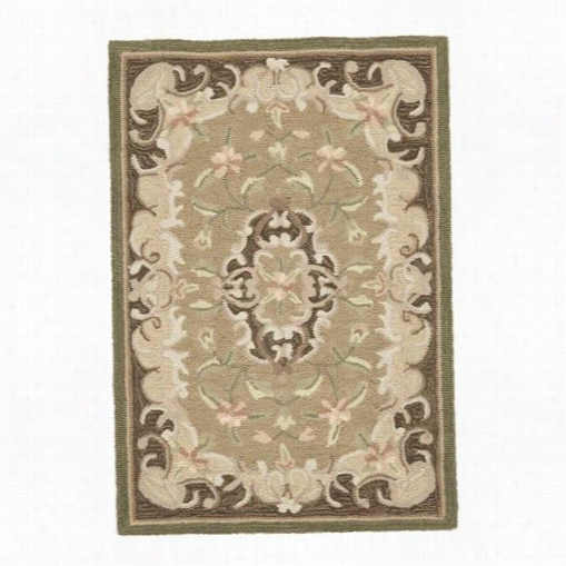 Safavieh Ezzc434c Durarug Polypropylene/olefin Hand Hookeed Beige/brown Rug