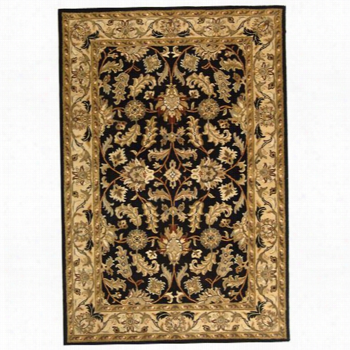 Safavieh Hg268b Heritage Wool Hand Tufted Black/beige R Ug