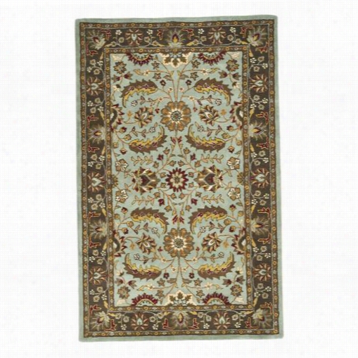 Safavieh Hg962a Heritage Wool Hand Tufted Blue/brown Rug