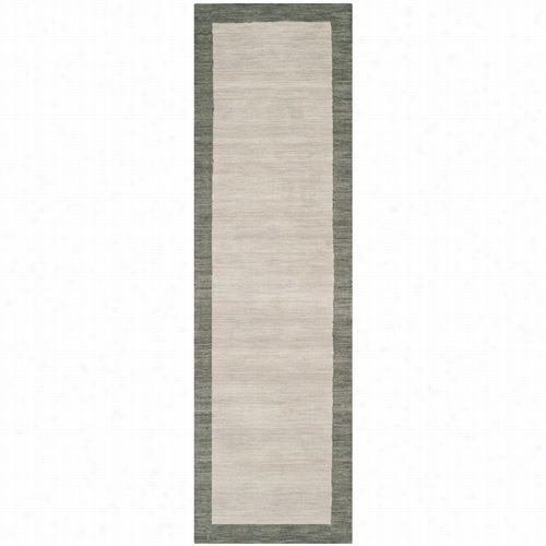 Safavieh Him580b Himalaya Wool Hand Loomed Light Grey/dark Grey Rug