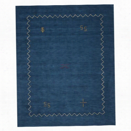 Safavieh Him583a Himalaya Wool Pile Hand Loomed Blue Rug