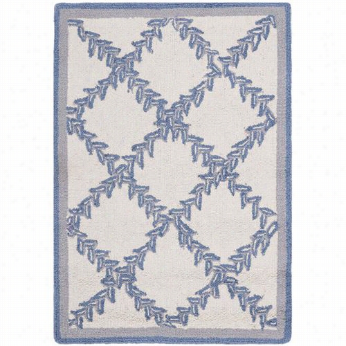 Safavieh Hk230a Chelxea Ool Hand Bent Ivory/s~ Azure Rrug