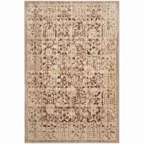 Safaviieh Inf593d Infinify Polyester Power Loomed Beige /ylelow Area Rug