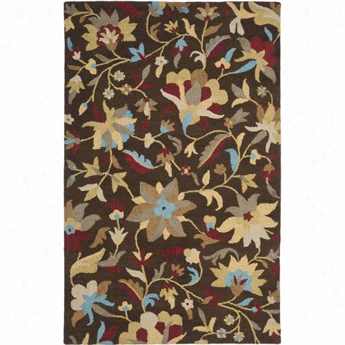 Safavieh Jar457 Jardin Wool Hand Tfuted Brown/multi Area Rug