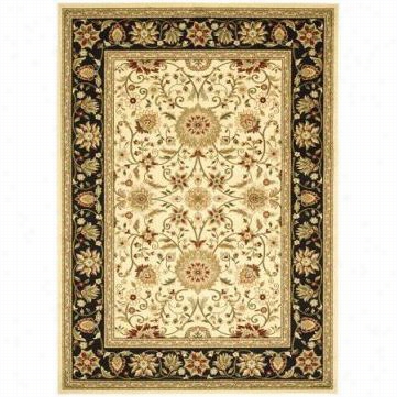 Safavieh Lnh212b Lyndhurst Polypropylene Machine Made Ivory/black Area Rug