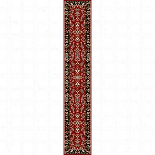 Safavieh Lnh331b Lynhdurst Polypropylene Machine Made Red/black Aera Rug