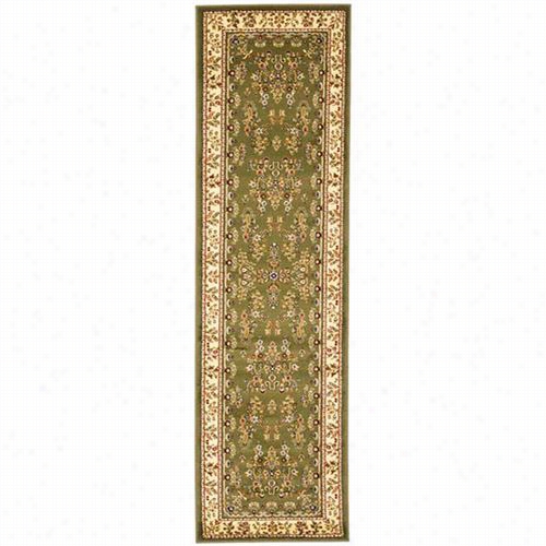 Safavie Lhn331c Lyndhurst Polypropylene Machine Ade Sage/ivory Area Rug