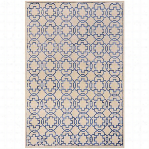 Safavieh Mos152a Mosaic Wool And Vsicose Hand Knotted Cream/purple Rug