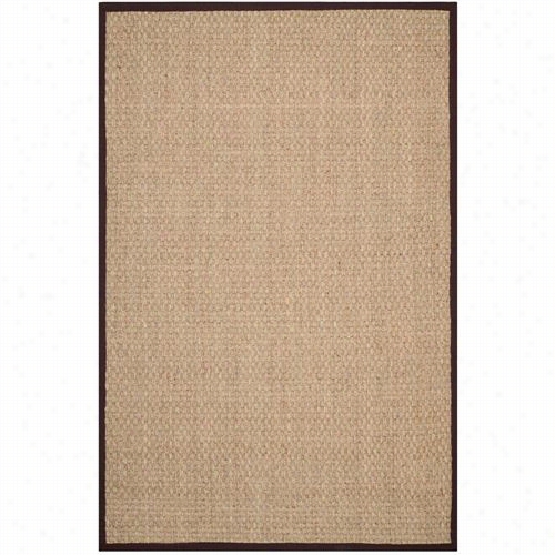 Safavieh Nf114k Natural Fiber Natuural/dark Bron Area Rug