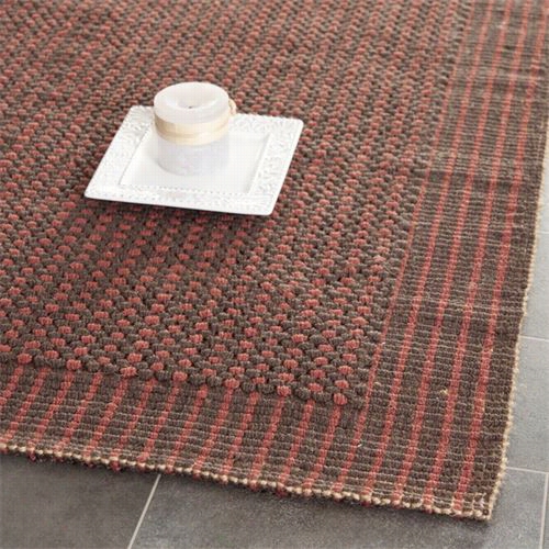 Safavieh Nf451a Natural Fiber Sisa Lpowe Rloomedbrown/rust Area Rug