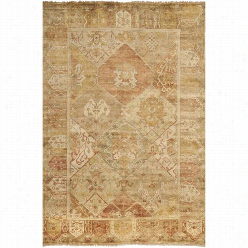 Safavieh Osh561a Oushak Wool Hand Knotted Gold/brown Area Ug