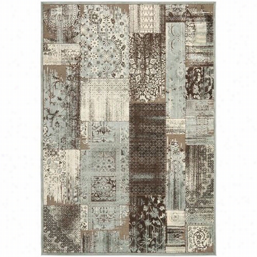 Safavieh Pa R100-130-8 Paradise Viscose Power Loomed Light Blue/anthraci Te Area Rug