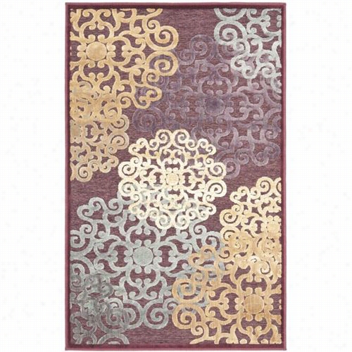 Safavieh Par102-2220 Paradise Viscose Power Loomed Reed/multi Area Rug