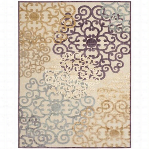 Safavieh Par102-840 Paradise Viscose Power Loomed Mauve/multi Area Rug