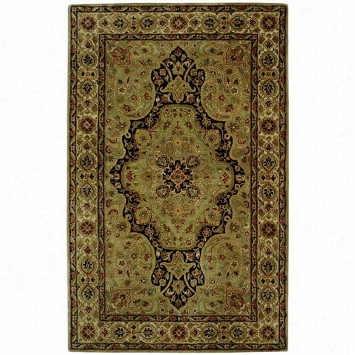 Safavoeh Pl504a Persian Legend Wool Lead Tuftdd Soft Green / Ivory Area Rug
