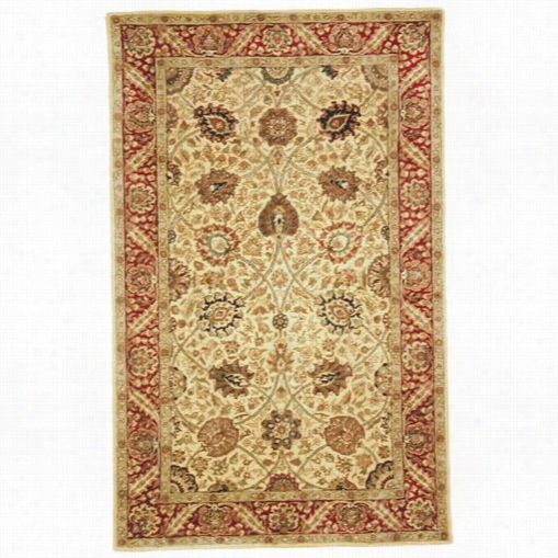 Safavieh Pl516a Pe Rsian Legend Wool Hand Tufted Ivory / Reed Area Rug