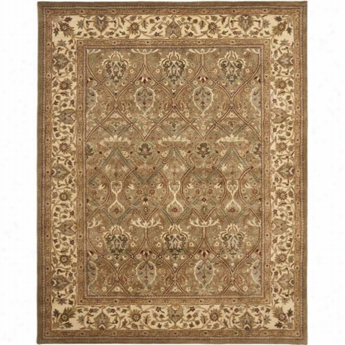 Safavieh Pl819a Persian Fable Wool Hand Tuted Light Green/beige Area Rug