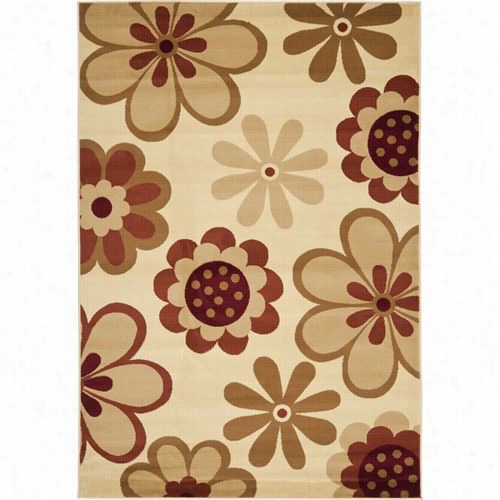 Safavieh Prl4812c Porcello Polpyropylene Machine Made Ivory/green Rug