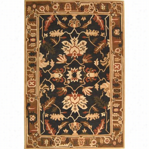 Safavieh Rd24b Rodeo Drive Wool Hand Tufted Graphite/camel Rug
