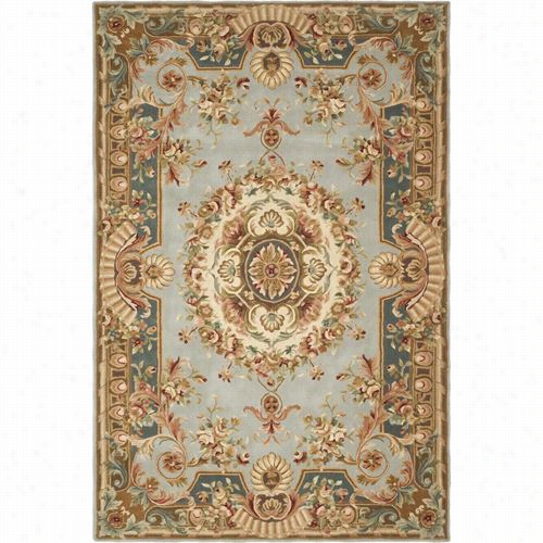 Safavieh Sav20b Savonnsrie Wool Hand Tufted Blu E/dark Blue Rug