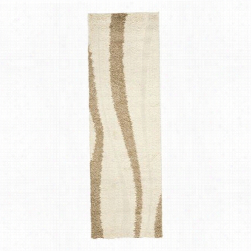 Safavieh Sg451-1128 Florida Shhag Polypropylene Powerl Oomed Cream/ddark Brown Rug