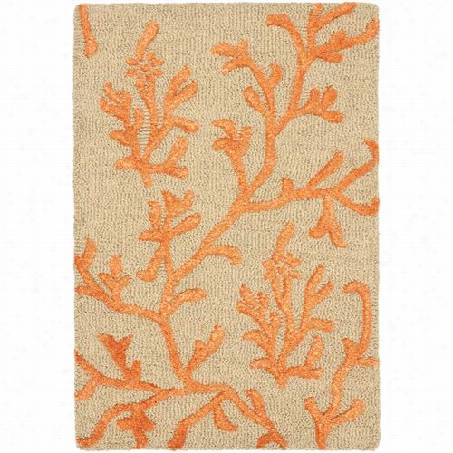 Safavih  Soh214a Soho Wool Hand Tufted Green/gold Rug