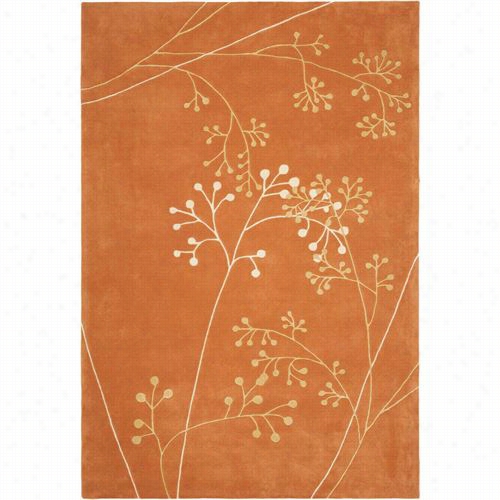 Safavieh Soh305d Soho Wool Hand Tufted Rust Rug