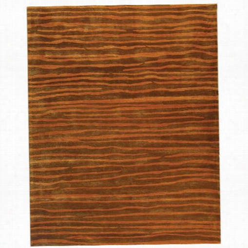 Safavieh Soh426c-5 Soho Wool Hand Tufted Brown/rust Rug