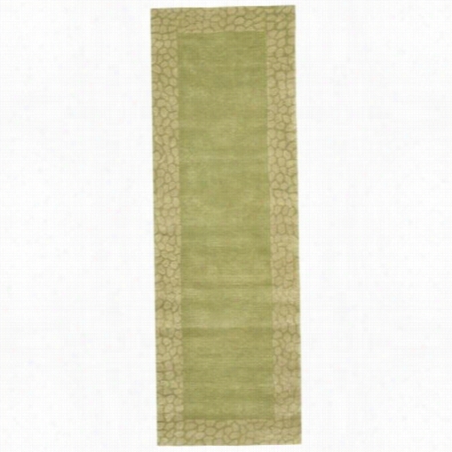 Safavieh Soh439c Soho Wool Hand Tufted Green/light Green Rug