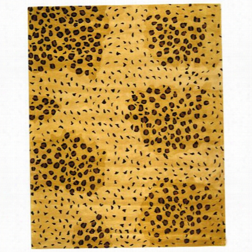 Safavieh Soh715a Soho Wool Hand Tufted Gold/black Rug