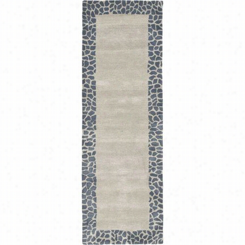 Safavieh Sh739b Soho Wool Hand Tufted Silver/gey Rug