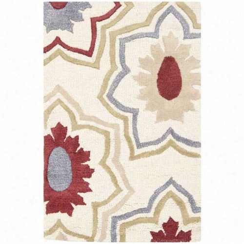 Safavieh Soh857b Soho Wool Hand Tufted Ivoyr/multi Rug