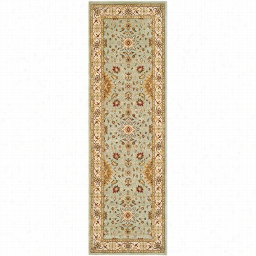 Safavieh Tus302-6012 Tuscany Wool Power Loomed Ligh T Blue/ivory Rug