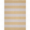 Jaipur RUG1038 Pura Vida Flat-Weave Stripe Pattern Wool Yellow/Ivory Area Rug