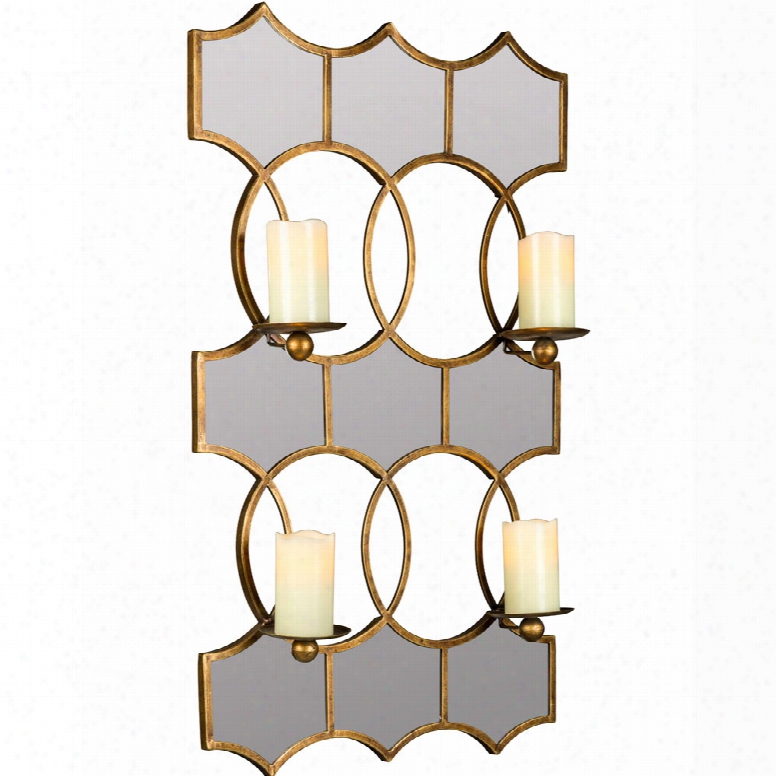 Cooper Classics Lia Mirror Candle Holder