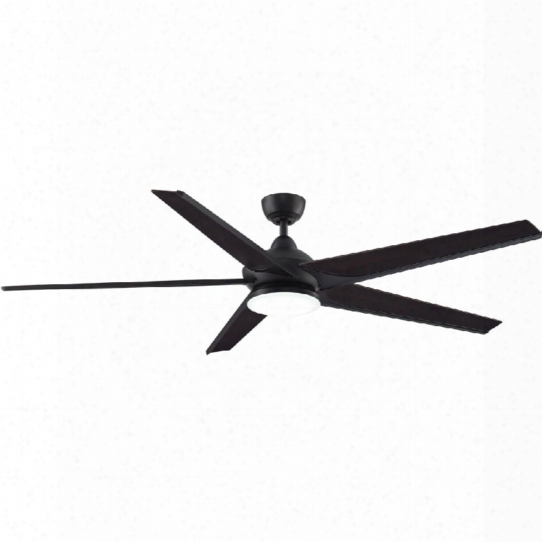 Fanimation Subtle Dark Bronze Ceiling Fan With Bourbon Blades