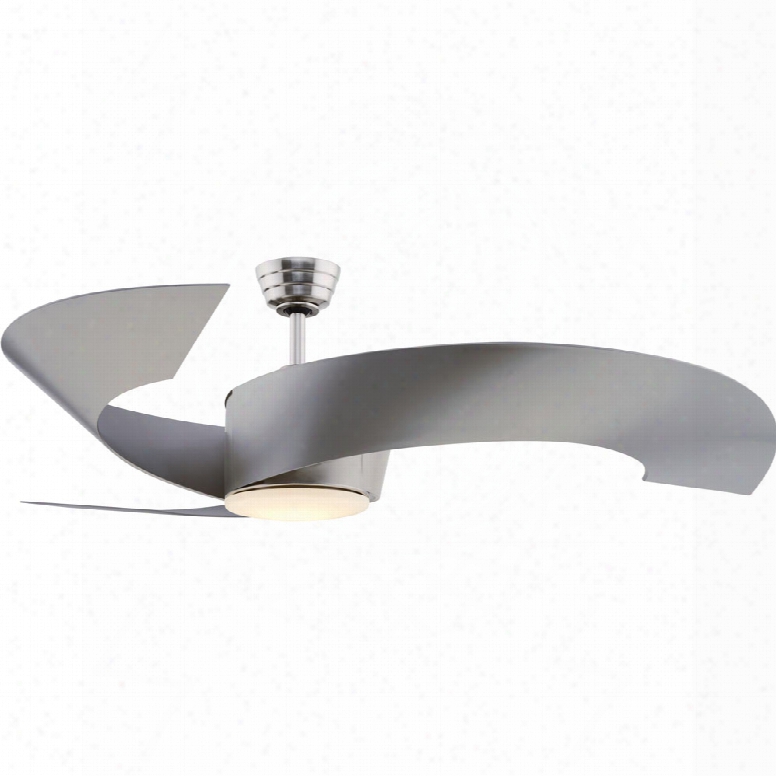 Fanimation Torto Led Light Ceiling Fan In Brushed Nickel