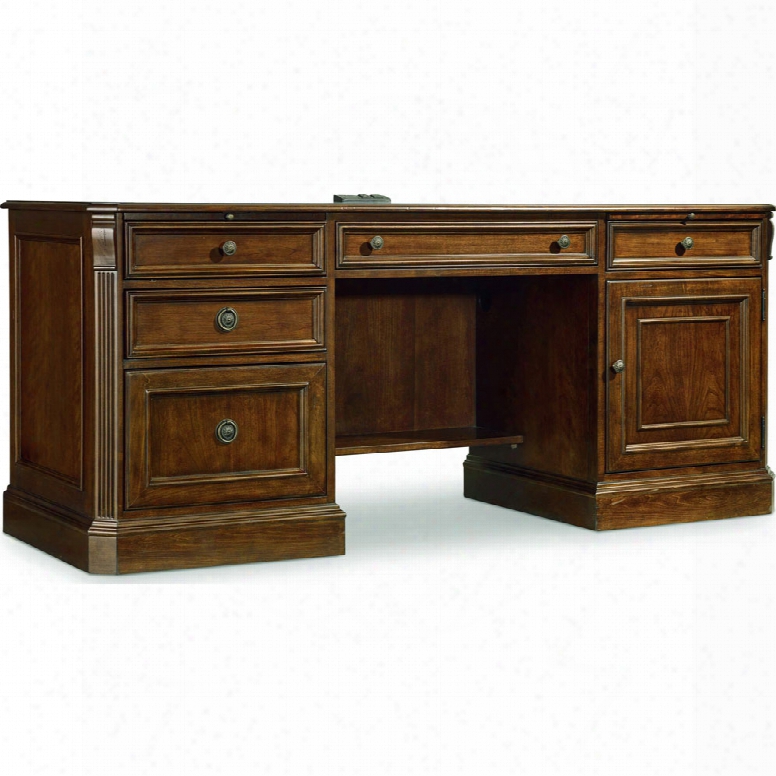 Hooker Brookhaven Computer Credenza