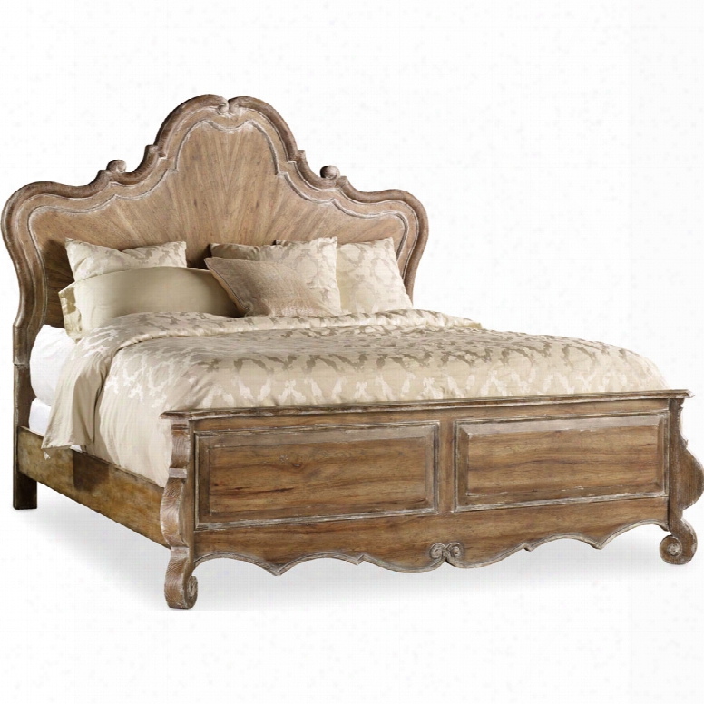 Hooker Chatelet California King Wood Panel Bed