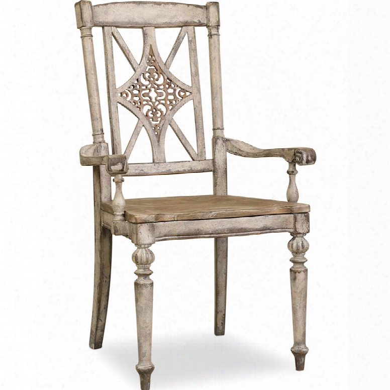 Hooker Chatelet Fretback Arm Chair - Set Of 2