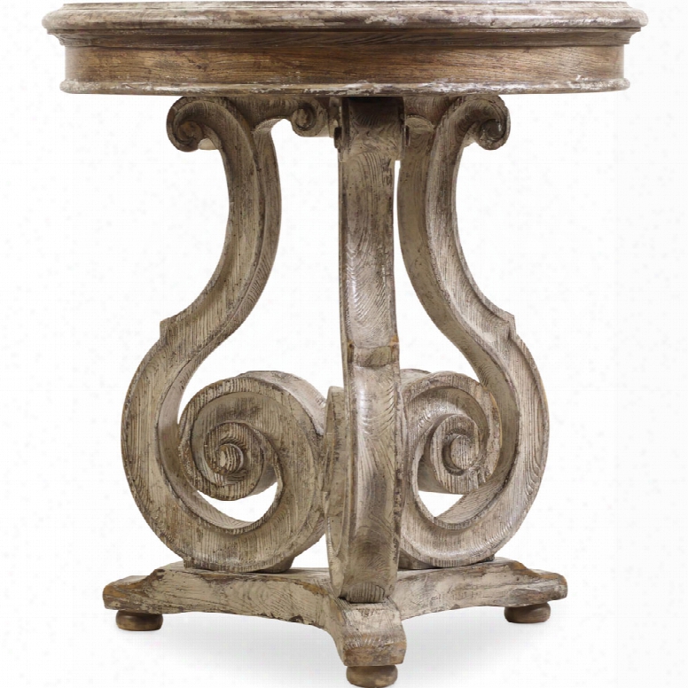 Hooker Chatelet Scroll Accent Table