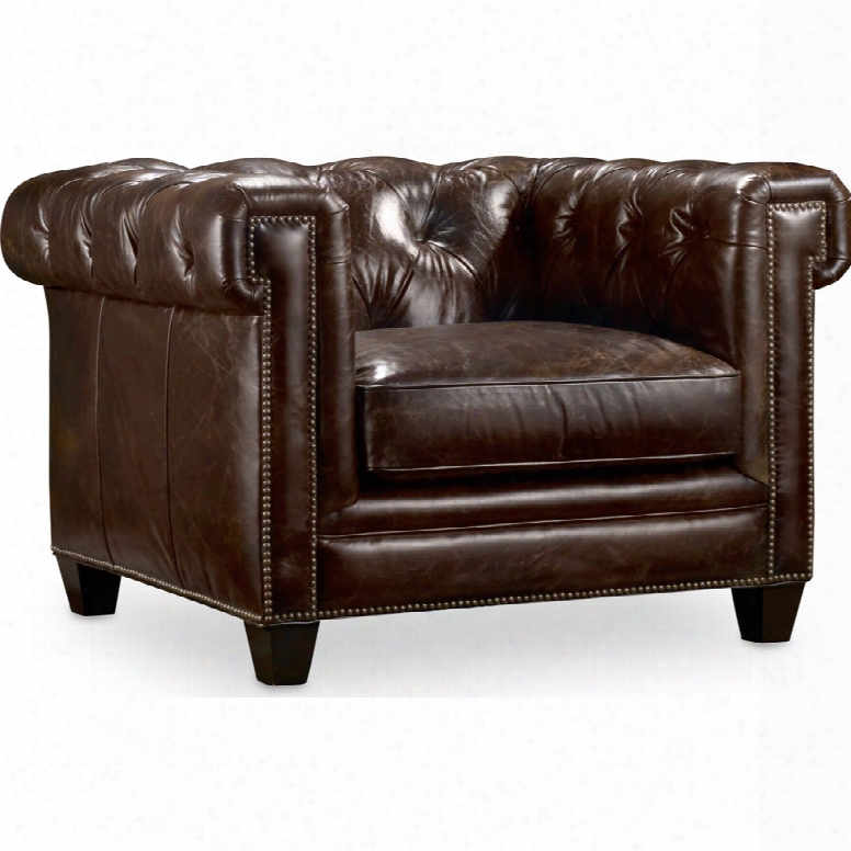 Hooker Chester Stationary Chair Ini Mperial Regal Leather